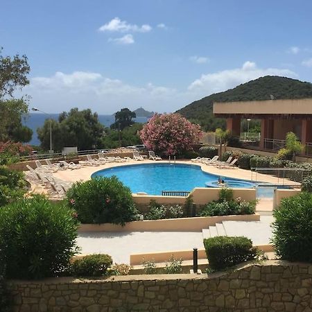 F2 Vue Mer Dans Residence Avec Piscine Ajaccio  Ngoại thất bức ảnh