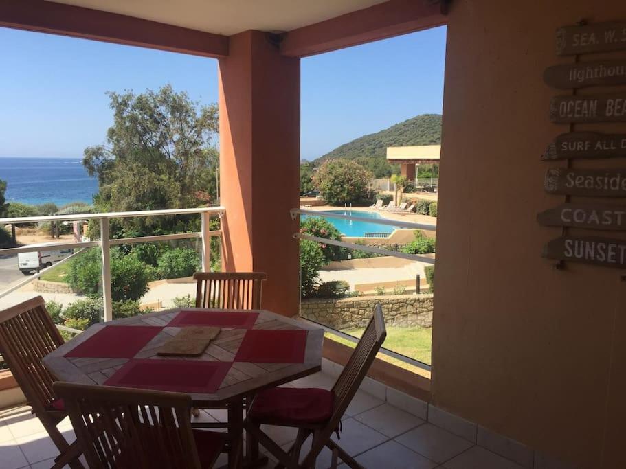 F2 Vue Mer Dans Residence Avec Piscine Ajaccio  Ngoại thất bức ảnh